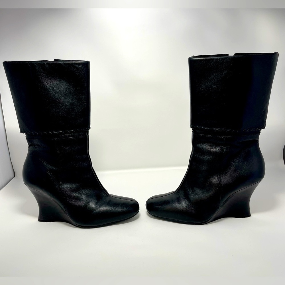 Hush Puppies Waterproof Leather  Wedge Boot - Picture 3 of 4
